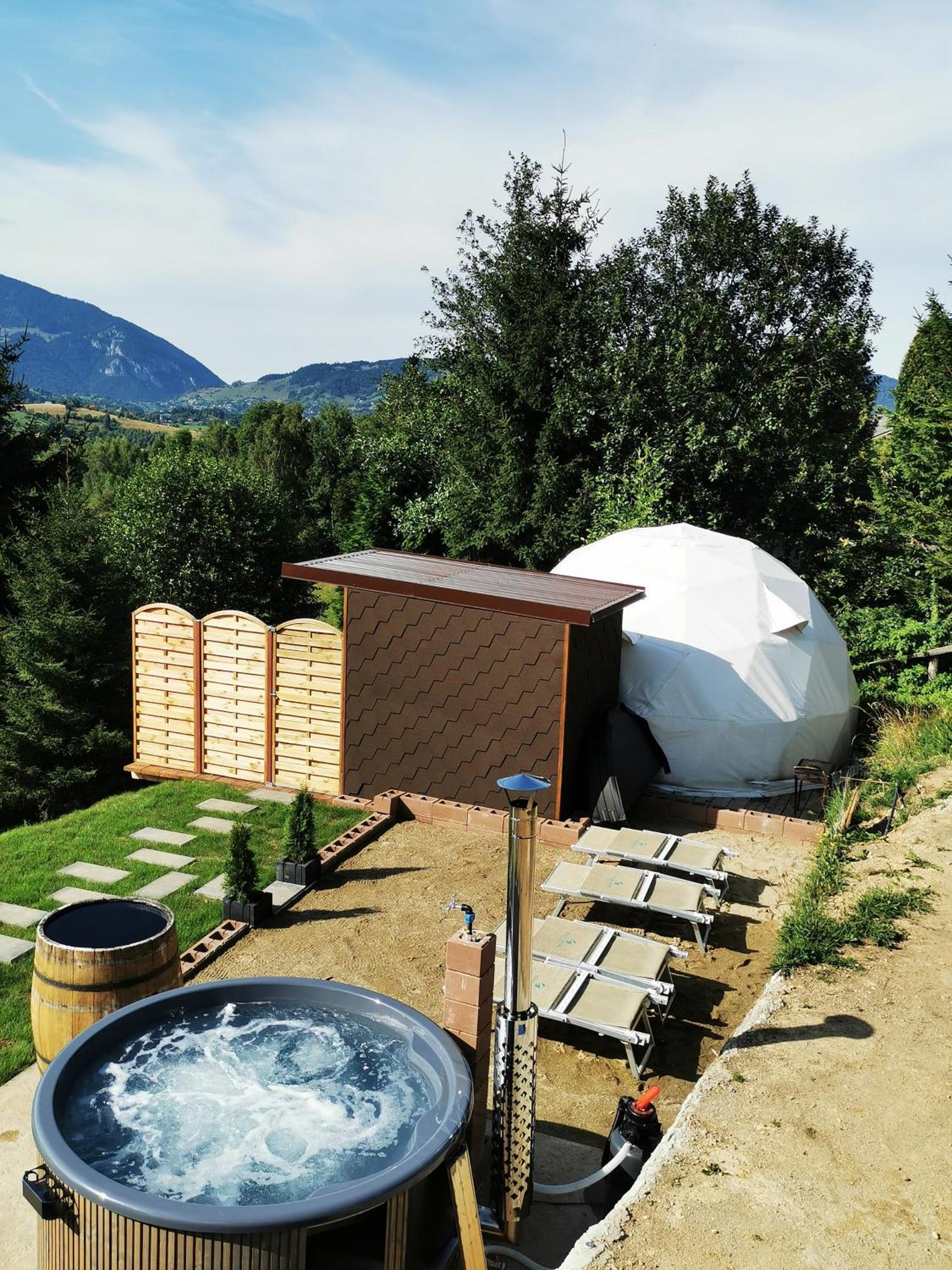 Hotel Glamping Zazen Drumu Carului Exteriér fotografie